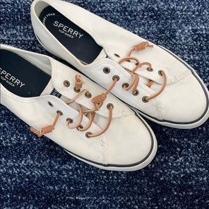 Sperry low top slip on sneaker